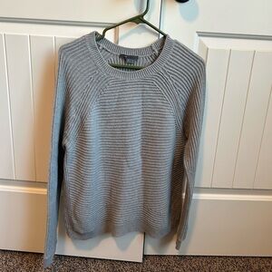 Gray Ribbed Men's Sweater